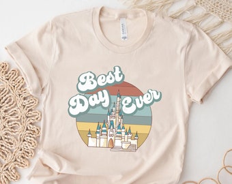 Vintage Disney Best Day Ever Shirt, Retro Disney Castle Shirt, Mickey and Friends Shirt, Disney Family Vacation Shirt