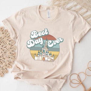 Vintage Disney Best Day Ever Shirt, Retro Disney Castle Shirt, Mickey and Friends Shirt, Disney Family Vacation Shirt