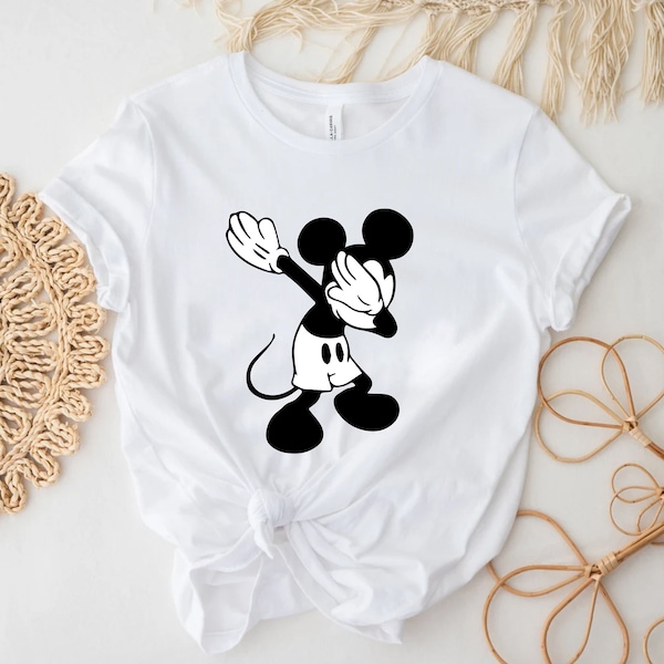 Dabbing Mickey Shirt , Mickey Ohren , Disney Shirt , Disneyland Shirt , Kinder Disney Shirt , Disney Rock and Roll Shirt , Lustiges Disney Shirt