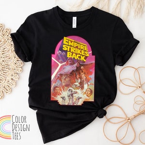 The Empire Strikes Back Shirt, Star Wars Vintage Poster Tshirt, Disney Star wars, Unisex Gift T-Shirt,  Star wars Tshirt, Vintage tee