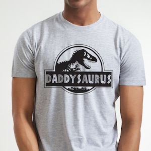 Daddysaurus シャツ 父の日ギフト、DaddySaurus 面白い父の日恐竜シャツ お父さん用、恐竜シャツ、お父さんシャツ
