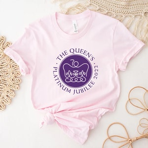 The Queens Platinum Jubilee 2022 Shirt, Queen Elizabeth II Platinum Jubilee, Queens Jubilee Shirt, British T Shirt, Royal Jubilee Shirt