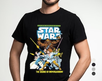 Star Wars Vintage Movie Poster Tshirt, Disney Star wars, Unisex Gift T-Shirt, Gift For Men Women, Kid T-Shirt, Star wars Tshirt, Vintage tee