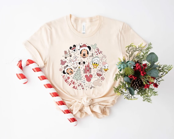 Disney Christmas Vintage Shirt, Mickey And Friends Christmas Vintage Shirt, Disney Family Xmas Shirts, Merry Christmas, Disneyland Xmas
