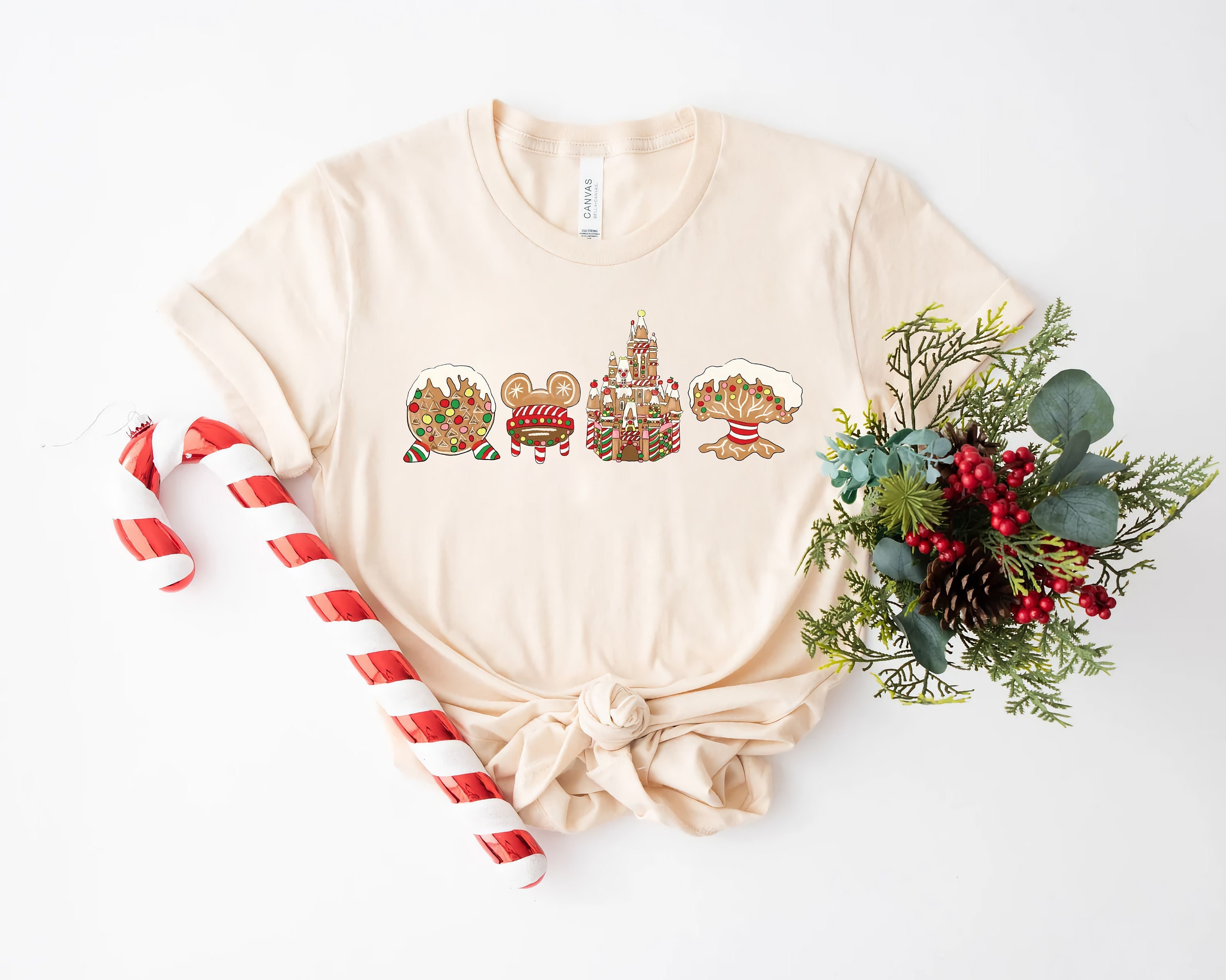 Discover Weihnachten Epcot Disney Ohren Weihnachten T-Shirt