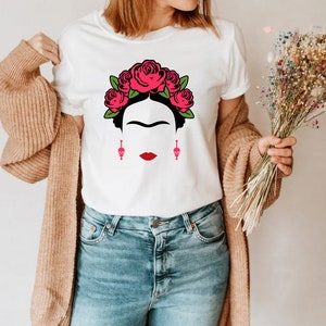 Frida Shirt, Frida Kahlo T-shirt, Empowerment Tee, Feminist shirt, Frida Fan Tee, Viva La Vida Shirt, Equality Shirt image 2