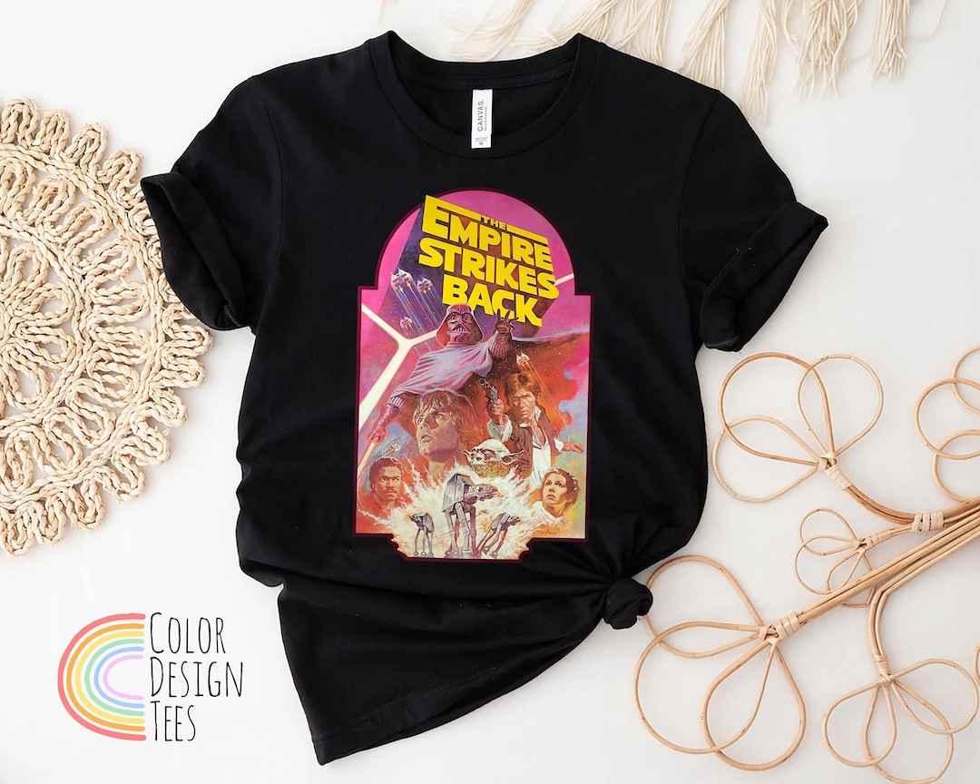 The Empire Strikes Back Shirt Star Wars Vintage Poster - Etsy