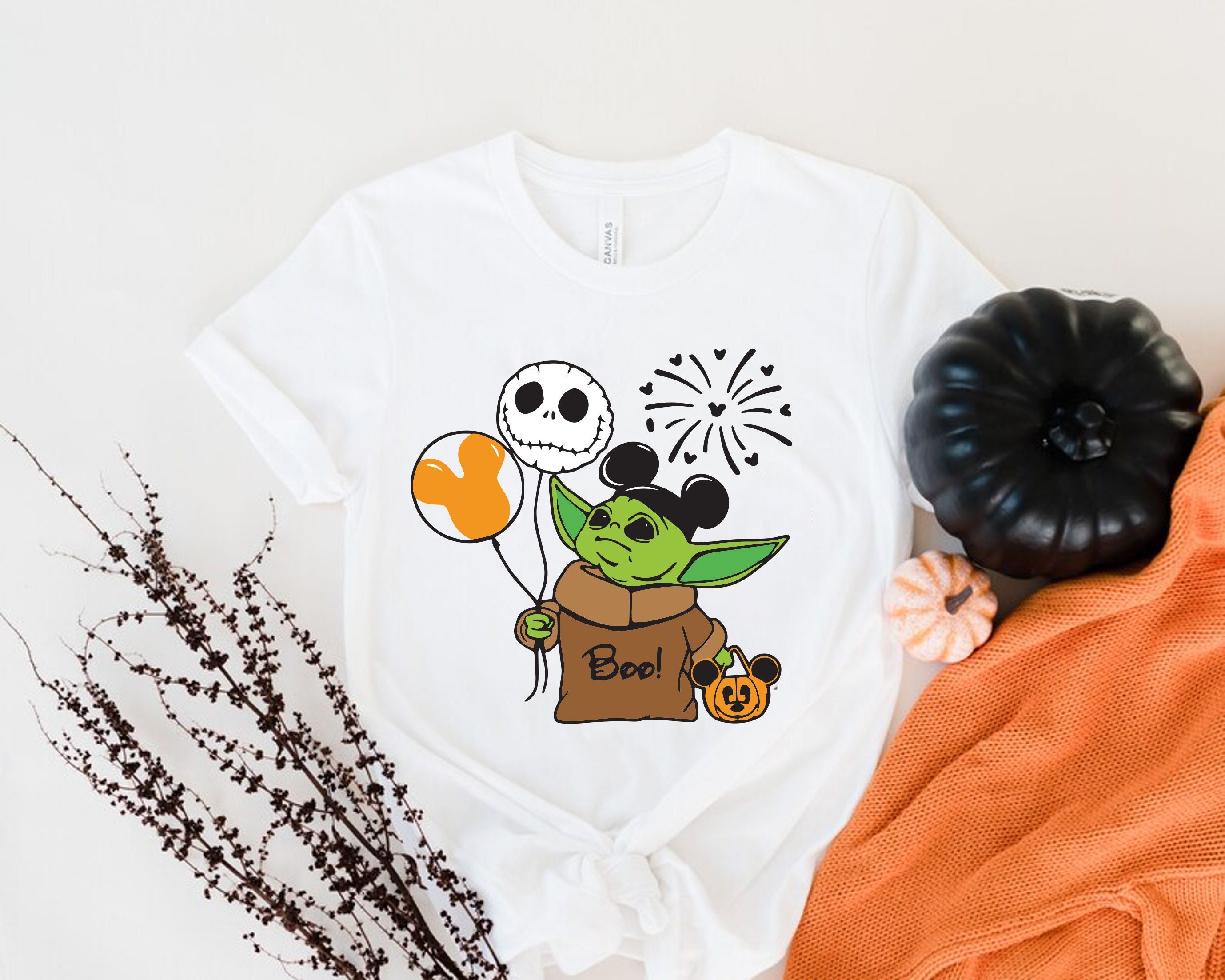 Discover Camiseta Baby Yoda Halloween Disney Lindo Divertido para Hombre Mujer