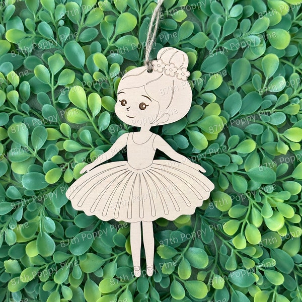 Personalized Ballerina, Personalized Ballet Ornament, Ballet Christmas Ornament , Dance Recital Gift, Nutcracker Ballerina Gift, Tutu Dress