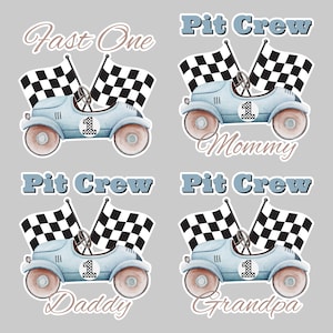 Fast One Birthday PNG, Boxencrew Rennwagen-Shirts, Erster Geburtstag, transparente PNG-Downloads, alles Gute zum Geburtstag Design, 1 Geburtstag Boxcrew