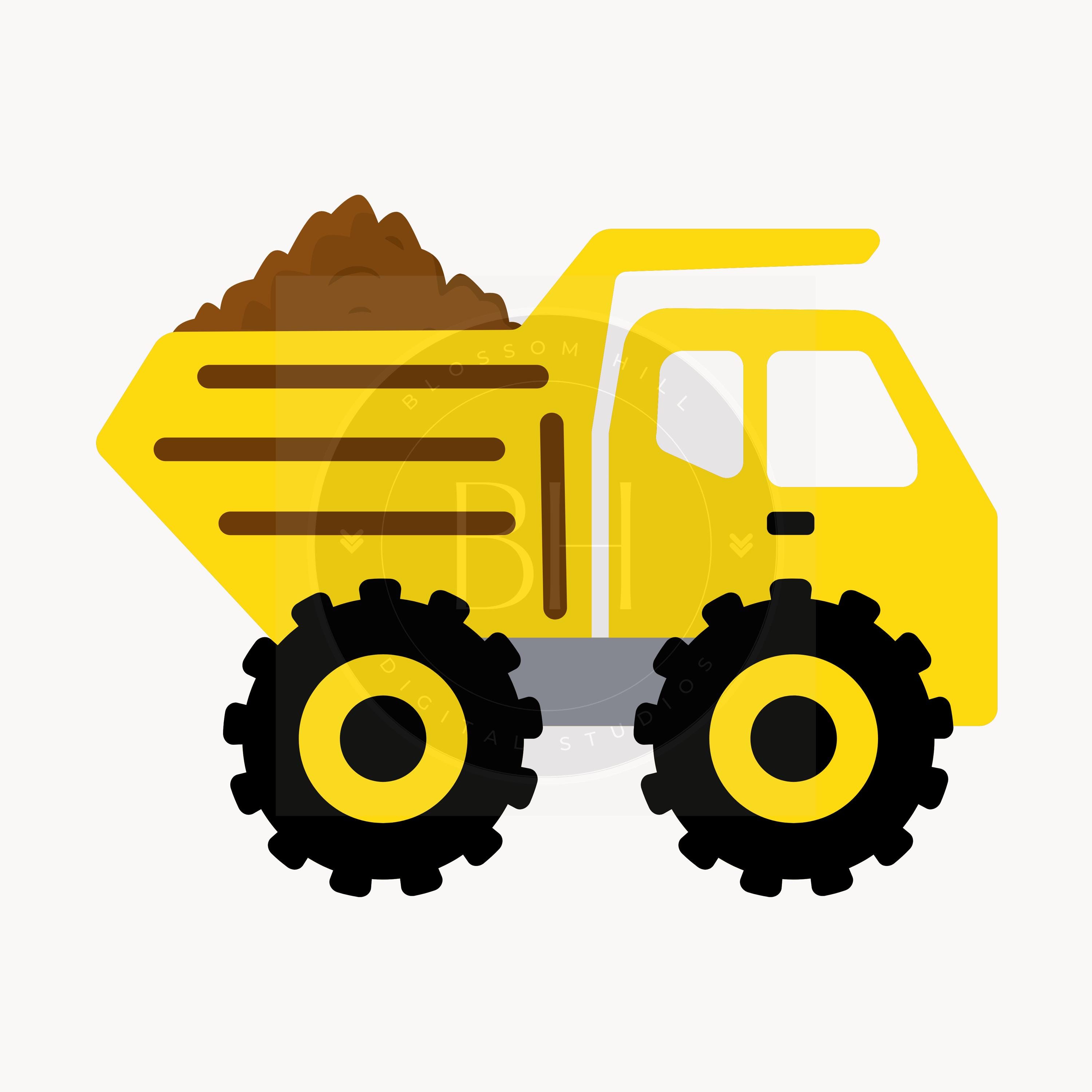 Dump truck stickers - Etsy México, image size:3000x3000