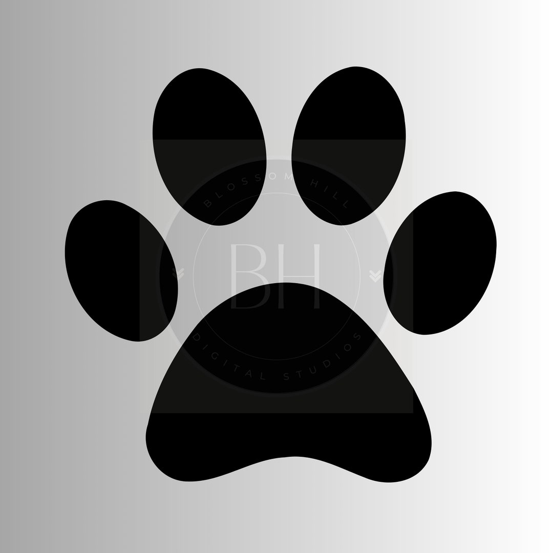 Dog Paw SVG, Dog Claw SVG, Dog Paw Clipart, Instant Download, Dog Paw