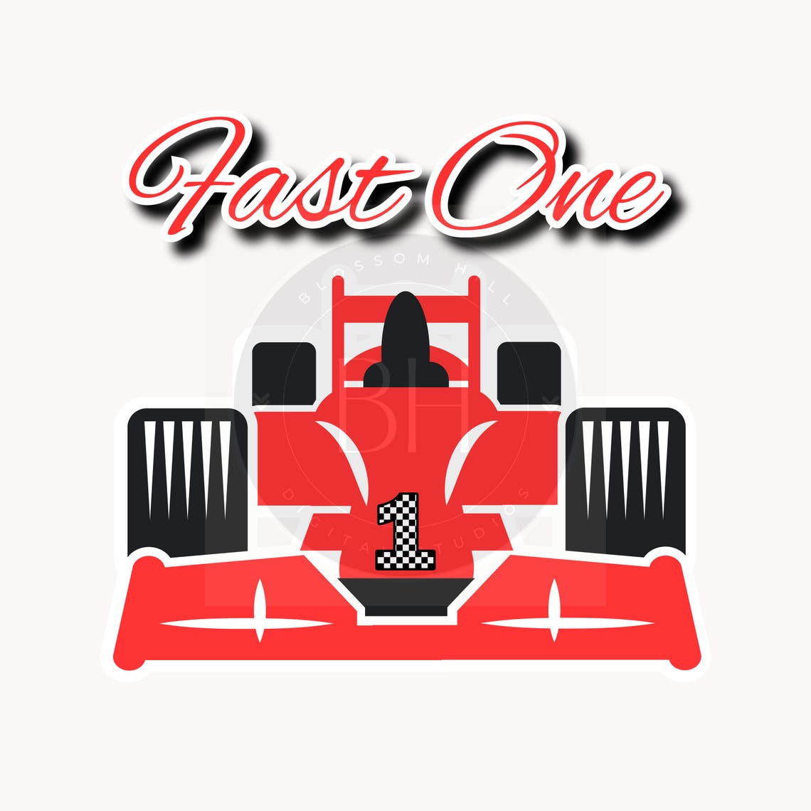 Fast One Birthday PNG: Formula 1 Race Car, First Birthday (digital ...