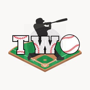 Baseball zwei 2. Geburtstag einladen, Jungen 2. Geburtstag, Baseball-Geburtstag, ZWEI Baseball, Baseball zwei, 2. Geburtstag einladen, Jungen Sport Thema