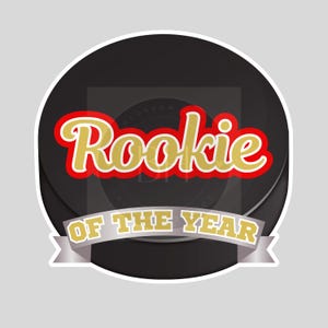Rookie Of The Year Hockey 1st Birthday Invitation (PNG File)