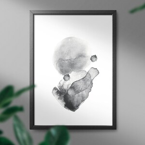Watercolor Abstract Wall Art, Set of 3, Wall Decor, Modern, Minimalist, Living room, Bedroom, Printable Digital Instant Download image 3