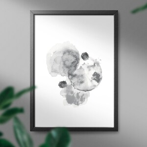 Watercolor Abstract Wall Art, Set of 3, Wall Decor, Modern, Minimalist, Living room, Bedroom, Printable Digital Instant Download image 5