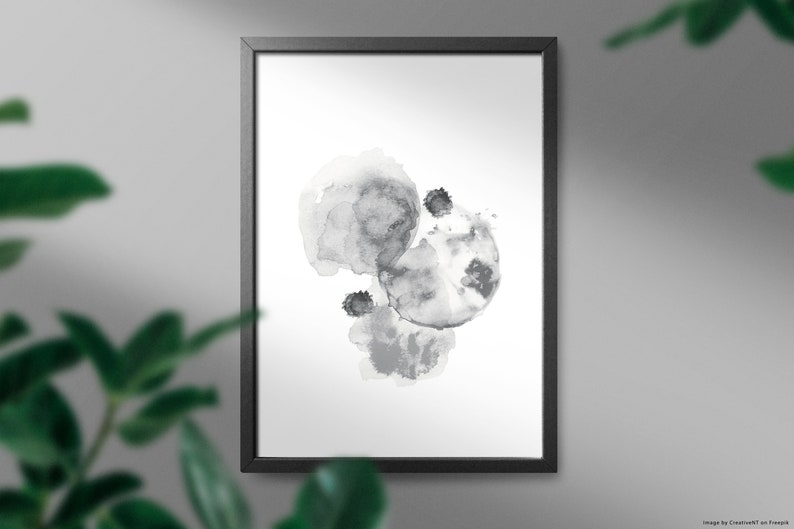 Watercolor Abstract Wall Art, Set of 3, Wall Decor, Modern, Minimalist, Living room, Bedroom, Printable Digital Instant Download image 5