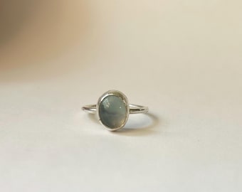 Handgefertigter Edelstein Ring