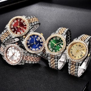 Rolex Diamond Watch Etsy UK