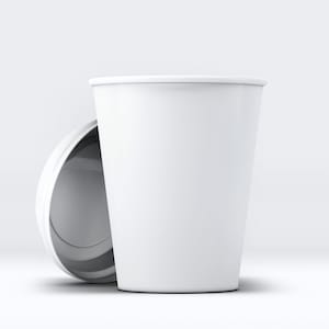 Coffee Cup Mockup PSD, White Paper Cup Mockup, Tea Cup Mockup, Takeaway Cup Mockup, Clean Background, Minimalist, Digital Download JPG PSD