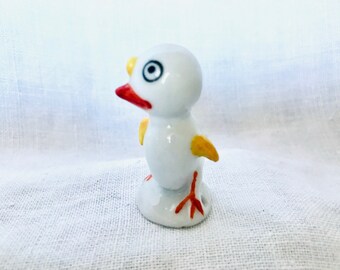 Antique Duck Pincushion Figurine
