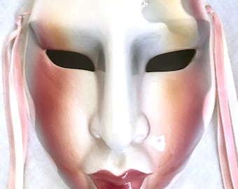 Vintage Clay Art Wall Mask