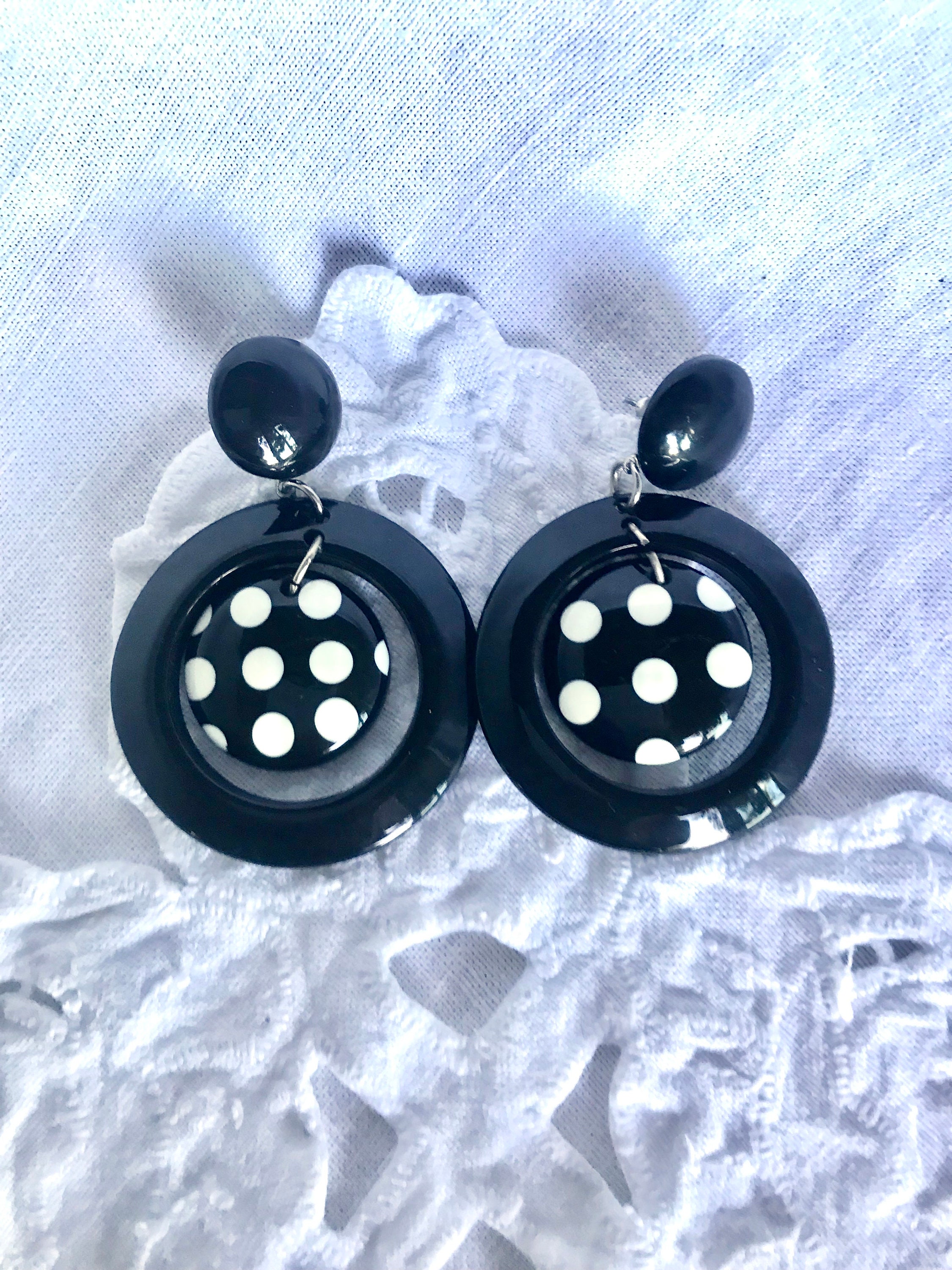 Ravenna Statement Drop Earrings in Soft Pastels
