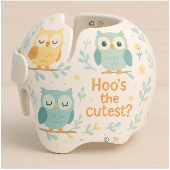 Owl Doc Band Decals, Cranial Helmet Decal Stickers for Baby Helmet, Cranial Band Baby, Helmet Stickers, Hoo's the Cutest Stickers