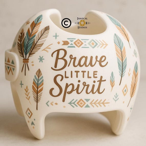 Doc Band Decals: Brave Little Spirit, Tribal Waterproof Vinyl Stickers for Baby Cranial Helmet