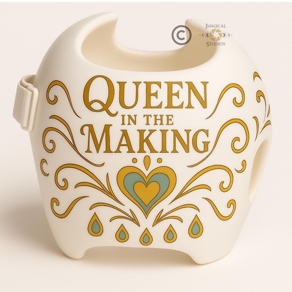 Queen in the Making Doc Band Decals, Cranial Helmet Decal Stickers for Baby Helmet, Cranial Band Baby, Helmet Stickers, Queen Baby Stickers