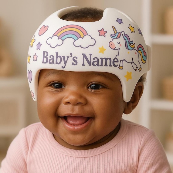 Unicorn Doc Band Decals, Cranial Helmet Decal Stickers for Baby Helmet, Cranial Band Baby, Helmet Stickers, Baby Stickers, Personalized