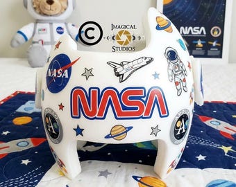 Calcomanías y pegatinas de banda craneal para astronautas de la NASA, diseño de banda médica, juego de pegatinas temáticas para cascos.