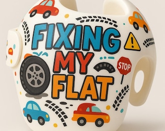Fixing My Flat Doc Band Decals: Waterproof Vinyl Stickers for Baby Cranial Helmet