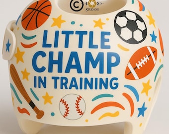 Baby Helmet Decals: Sports Theme Cranial Band Stickers Vinyl Stickers Helmet Decor