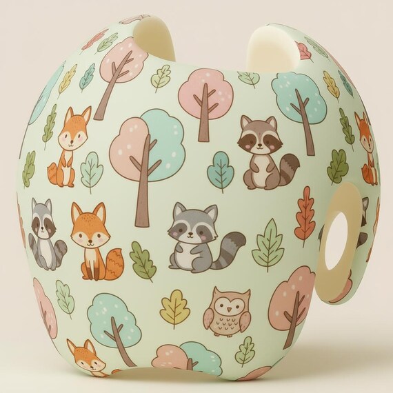 Woodland Creatures and Nature Doc Band Decals: Waterproof Vinyl Stickers for Baby Cranial Helmet