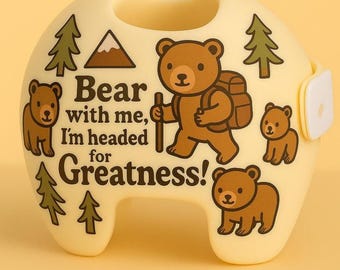 Bear Doc Band Decals: Baby Cranial Helmet Stickers