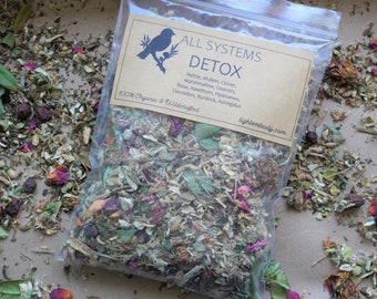 All Systems Detox | Cleanse, Strengthen, and Rejuvenate Your Cells, Tissues, and Organs | High Frequency Loose Herb Blend for Tea & Tisane