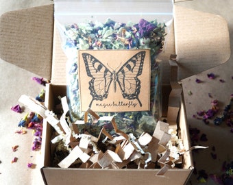 Magic Butterfly | Magical Color-Changing Tea | Herbal Nutrition & Mild Detoxification  | High Frequency Wildcrafted Crystalline Botanicals