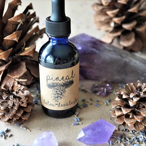 Pineal Detox Decalcify and Regenerate the Pineal Gland with Colloidal Gold, Crystalline Minerals, Potent Herbs, Flower & Gemstone Essences image 1