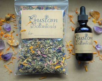 Custom Botanical Formula | Professionally Formulated for Your Healing Journey | Tinctures, Teas, Flower & Gemstone Essences | Made to Order