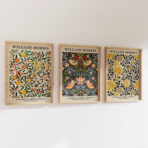 William Morris Print Set of 6, Art Nouveau Print Set, Gallery Wall Set ...