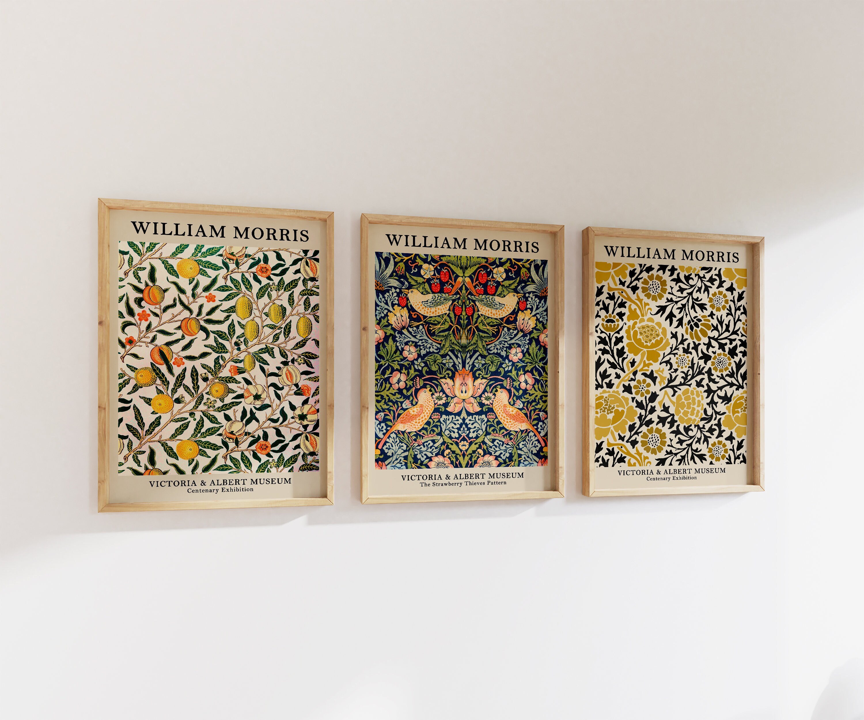 William Morris Print Set of 6, Art Nouveau Print Set, Gallery Wall Set ...