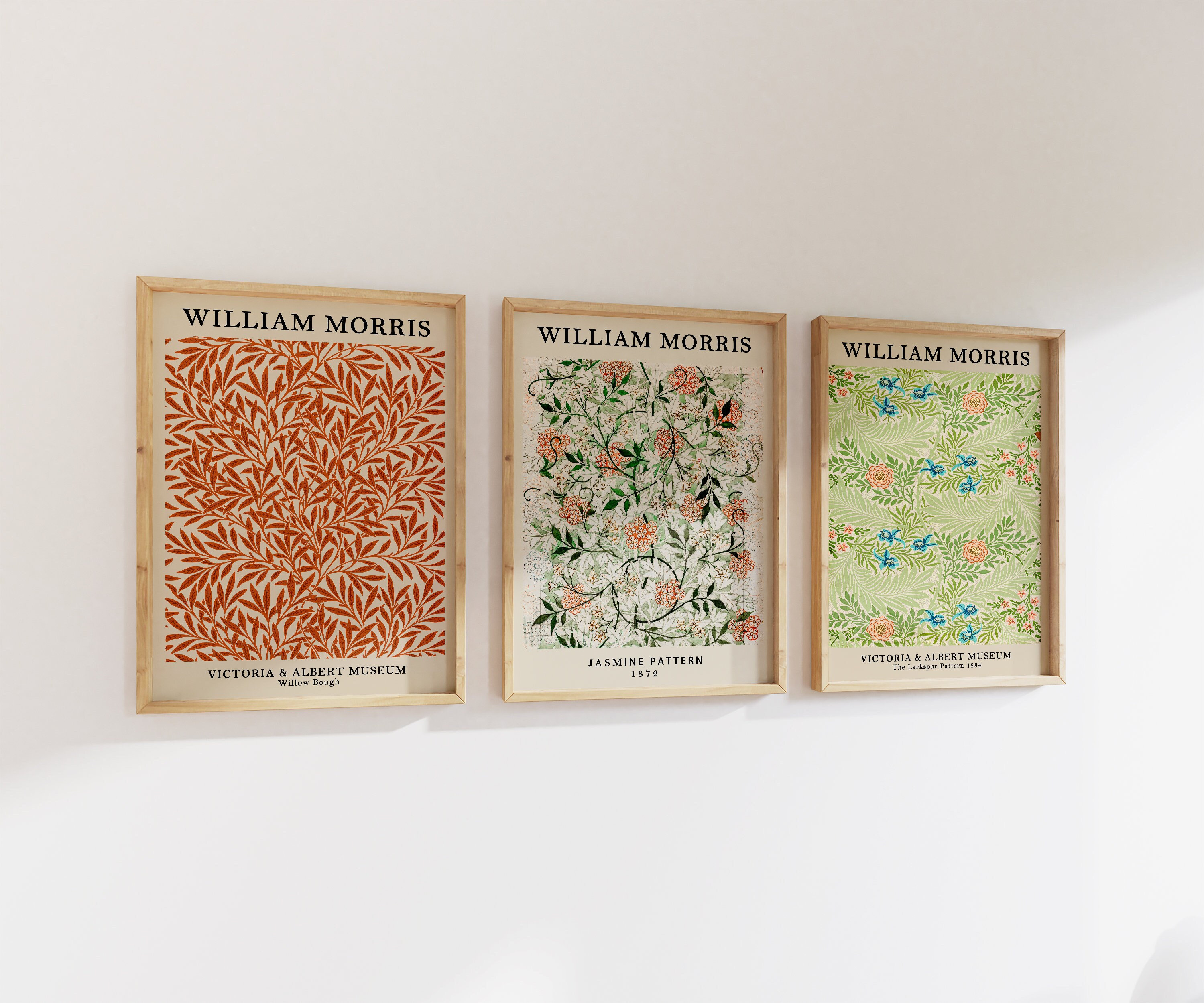 William Morris Print Set of 6, Art Nouveau Print Set, Gallery Wall Set ...