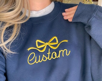 Custom Game Day Sweatshirt (Embroidered)