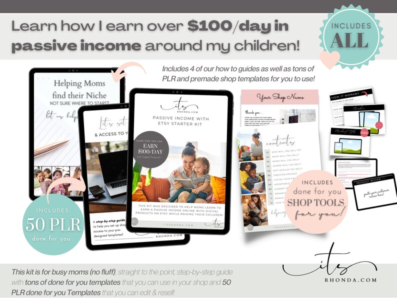 Passive Income Etsy Starter Kit Guide for Beginners to Sell Etsy Passive Income Etsy Starter Kit Guide for Beginners to Sell Etsy