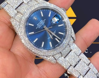 Rolex Diamond Watch - Etsy