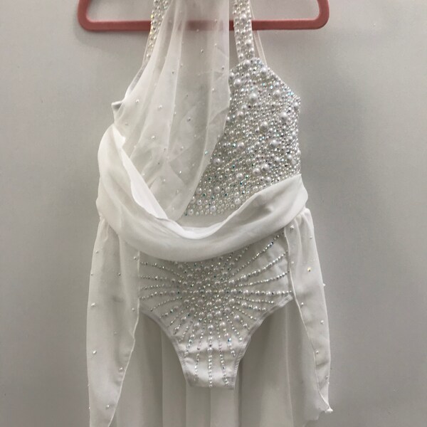 Girls custom lyrical dance costume