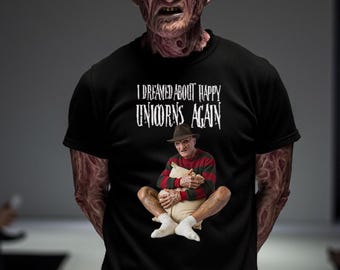 A Nightmare On Elm Street Shirt | Funny Freddy Krueger Tee | Horror Film Gift | Vintage Movie T-Shirt | Geeky Film T-Shirt | Halloween