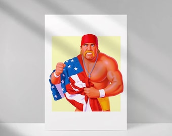 ハルク・ホーガン直筆サイン入り 16x20 WWE レスリング写真 BECKETT
